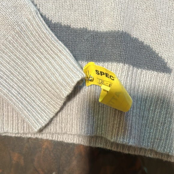 skull cashmere vneck sweater - Picture 3 of 7